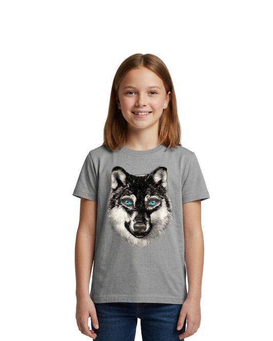 PLAYERA BLUE EYES WOLF