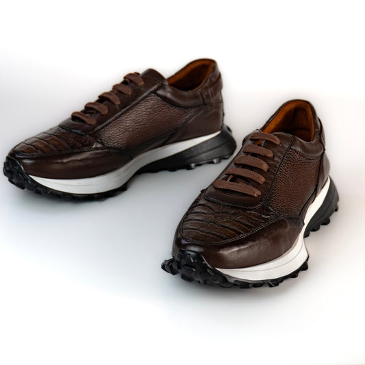 MURENO TERRA CON PIEL GENUINA DE CAIMÁN