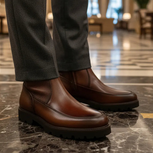 ROYAL MIDAS CON PIEL GENUINA DE VENADO