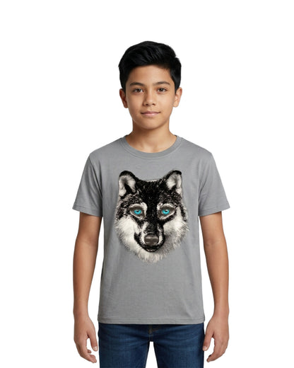PLAYERA BLUE EYES WOLF